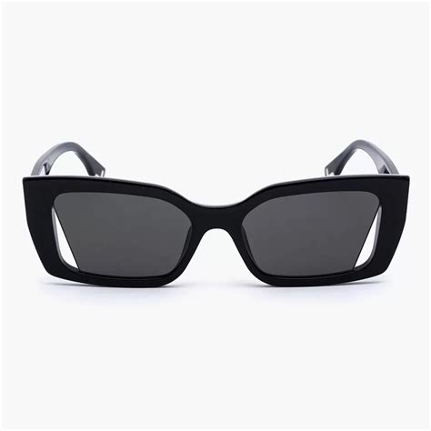 fendi fe40032i|Fendi Way FE40032I 01A Black Cat Eye Sunglasses.